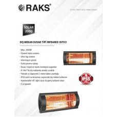 SOBA DIŞMEKAN ELEKTİRİKLİ RAKS SOLAR 2000WAT