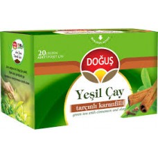 Doğuş tarçınlı karanfilli yeşil çay 20 li